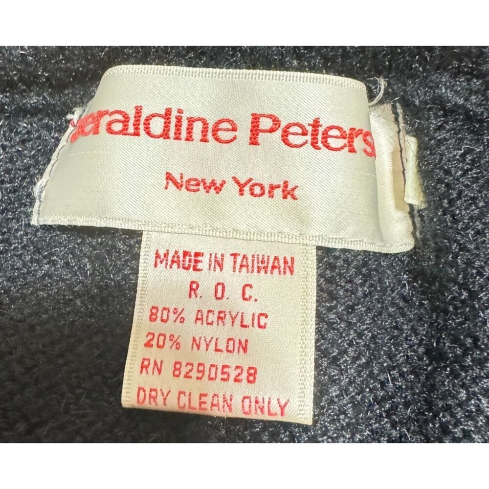 Vtg Geraldine Peters New York Knit Sweater Pants Sz M Eveningwear Pull on - Picture 3 of 6